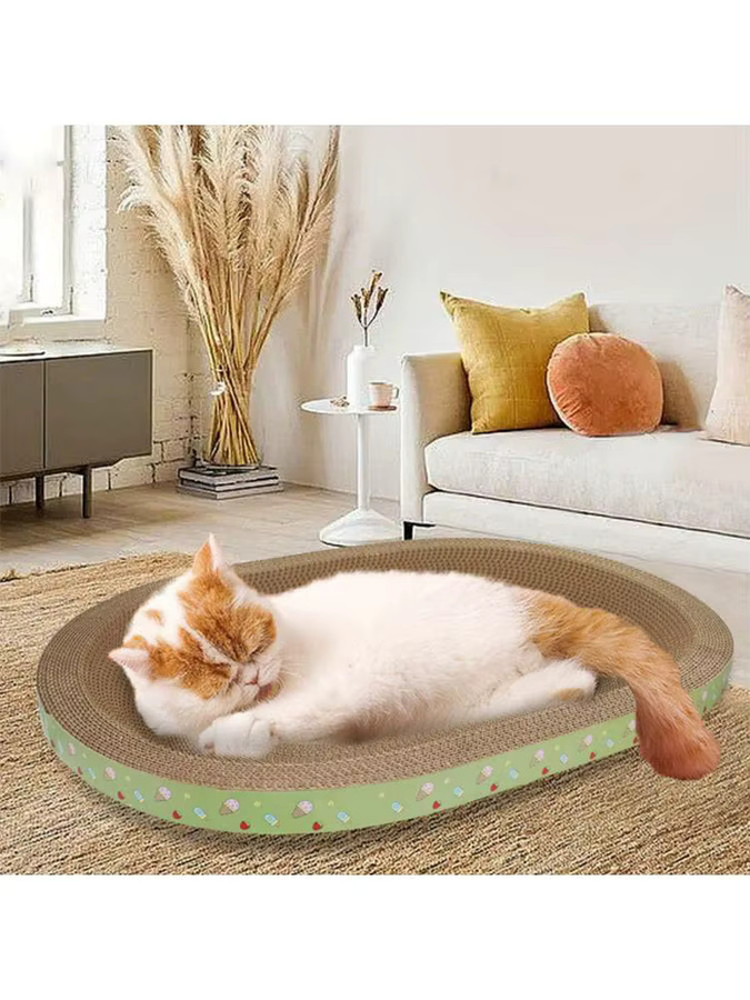 Kesoto Katzenkratzbett als multifunktionales Sofa und Schlafunterlage in Braun - Bild 4