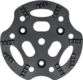 Roll PKD-Scheibe CR9 mit 9 PKD-Splitt Segmenten in Schwarz, Durchmesser: 250 mm - Bild 1