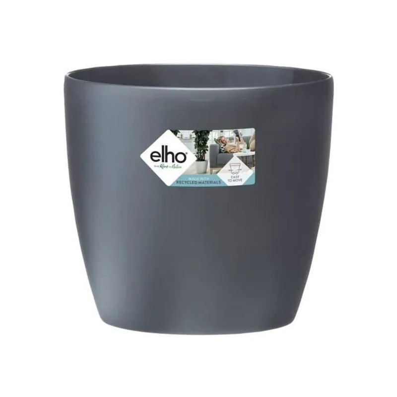Elho Blumentopf Brussels Rund mit Rollen Anthrazit Durchmesser: 40 cm - Bild 2