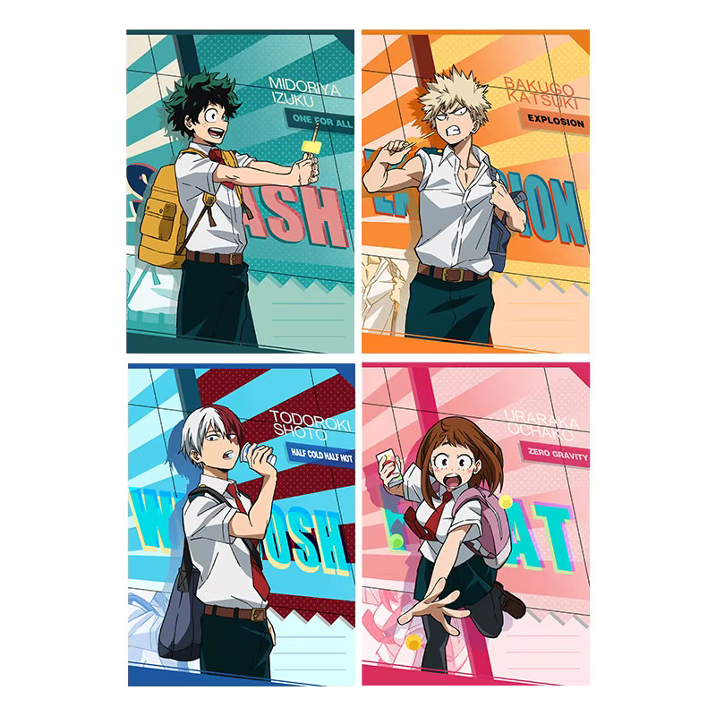 XINGHEDONGMAN My Hero Academia Notizbuch Unisex Multicolour - Bild 2