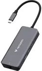 Verbatim USB-C Hub in Grau mit HDMI 4K UHD, Ethernet LAN und USB-A Anschlüssen - Bild 1
