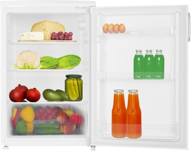 Amica Tischkühlschrank VKS 361 005 W in Weiß mit LED-Innenbeleuchtung und reversibler Tür, B/T/H: 54,9 x 55,7 x 84,5 cm - Bild 1