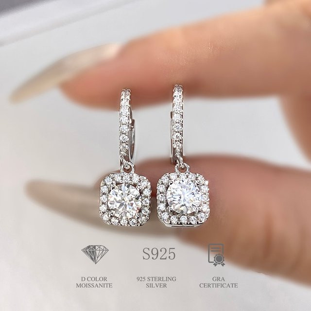 Diamant welt Mode Ohrringe, 925 Silber, Diamant, Damen - Bild 1