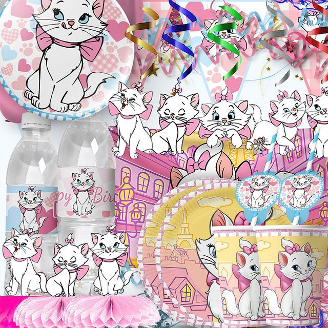 Disney Die Aristocats Herzogin Rosa Geburtstagsparty Dekoration Set - Bild 1
