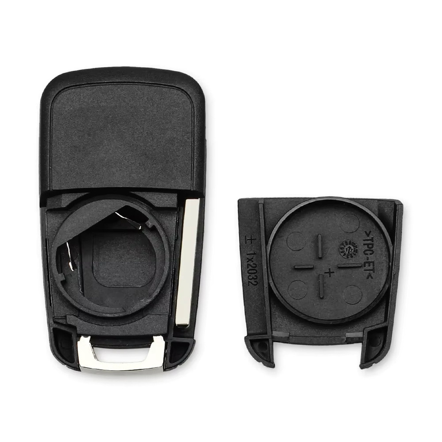 KEYYOU Flip Fernbedienung Auto Schlüssel Shell Fall für Chevrolet Cruze Epica Lova Camaro Impala Trax Orlando in Schwarz - Bild 2