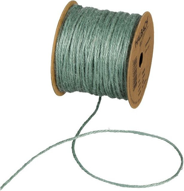Halbach Jutekordel Basic aus Jute in Salbei Grün - Bild 1