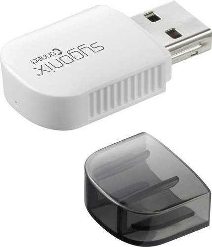 Sygonix Connect SC-WBD-300 Dual-Band WLAN und Bluetooth Stick USB-A in Weiß mit 600MBit/s - Bild 1