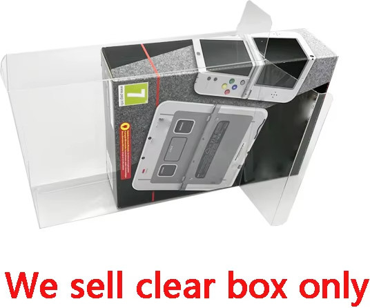PET Display Box für Nintendo New 3DS XL, bunte Schutzbox zur Aufbewahrung und Sammlung, transparent - Bild 1