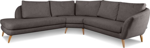 Polsterecke SANSIBAR FÜNEN in Grau, L-Form mit Armlehnen und Stoffbezug, B/T/H: 280 x 150 x 82 cm - Bild 1