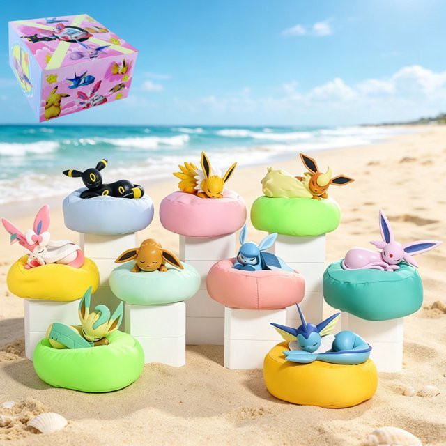 Bandai Pokémon Eevee Blind Box Figuren, Set, Mehrfarbig - Bild 1