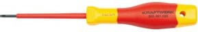 Kraftwerk Elektriker-Schraubendreher Schlitz 2.5mm Rot - Bild 1