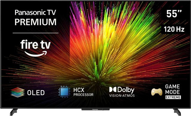 Panasonic OLED-TV TV-55Z80BEZ in Schwarz mit 4K Ultra HD, 139 cm (55 Zoll), Smart-TV, 120 Hz und Sprachsteuerung - Bild 1