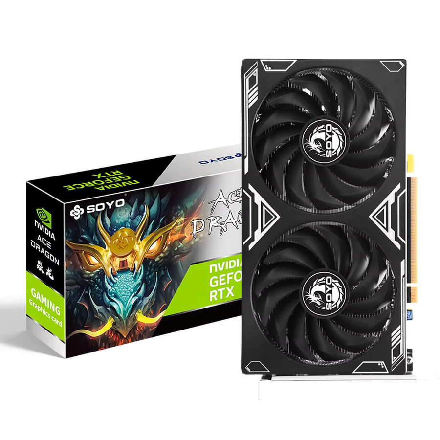 SOYO NVIDIA RTX 3060 12G Gaming-Grafikkarte in Schwarz mit 12 GB GDDR6 Speicher und PCIe 4.0 x16 Schnittstelle - Bild 5