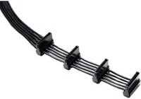be quiet! S-ATA Kabel Set, 4 Stück, Schwarz, Länge: 42 cm - Bild 1