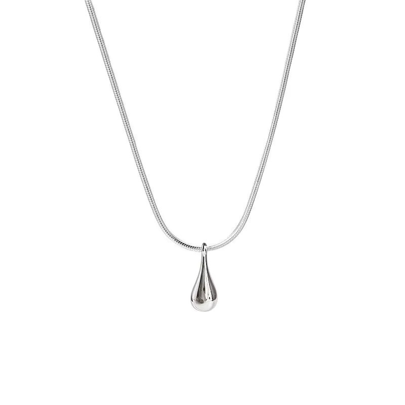 BFCLUB Halskette, 925 Silber, Waterdrop Form, Damen - Bild 4
