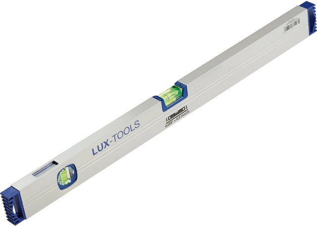 LUX-TOOLS Wasserwaage Comfort in Silber aus Aluminium, Länge: 100 cm - Bild 1