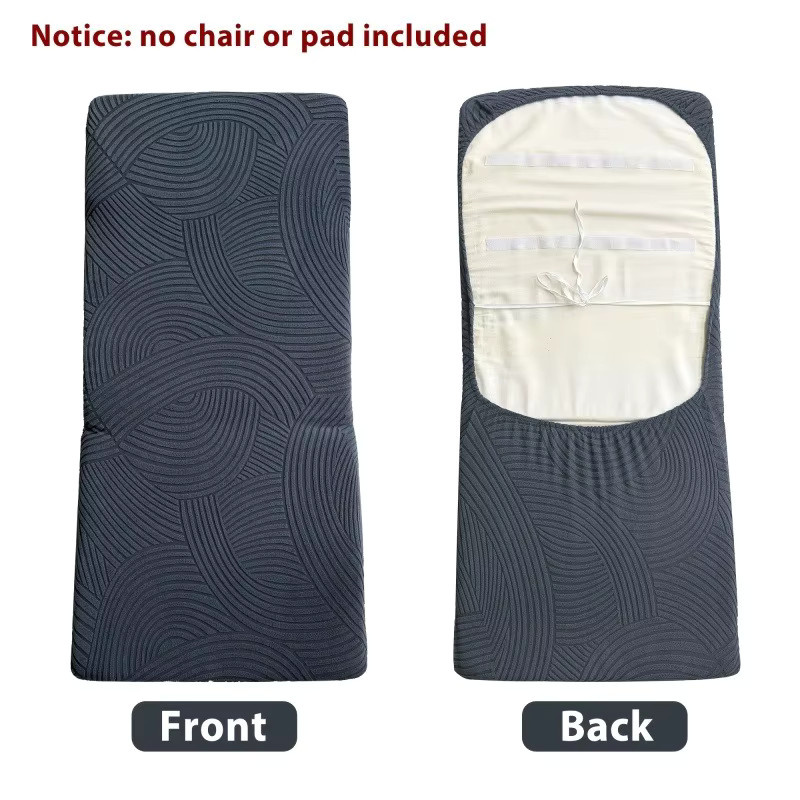 Waschbarer Poang-Stuhlbezug von WANERQU im nordischen Jacquard-Design für Loungesessel, erhältlich in Beige und Grau - Bild 3