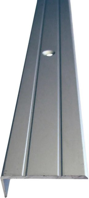 Döllken Profiles Treppenwinkelprofil Silber B: 25 mm, H: 10 mm, L: 1000 mm - Bild 1