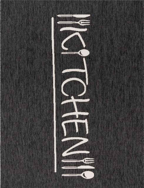 Küchenteppich Cuisinea anthrazit, B/B: 60 x 100 cm - Bild 1