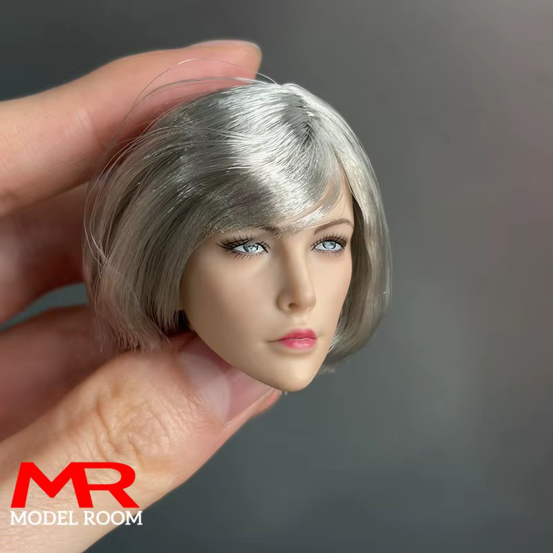 MAK Ye Head Sculpt Carving Model, 1/6 Scale, Female Soldier Action Figure Body Dolls - Bild 3