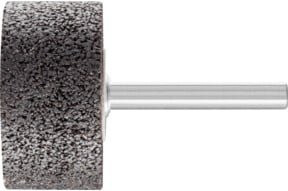 PFERD TOOLS INOX Schleifstift Zylinder für Edelstahl, Farbe: Grau, Durchmesser: 40 mm, Höhe: 20 mm, Schaft-Durchmesser: 6 mm, Typ A24 - Bild 1