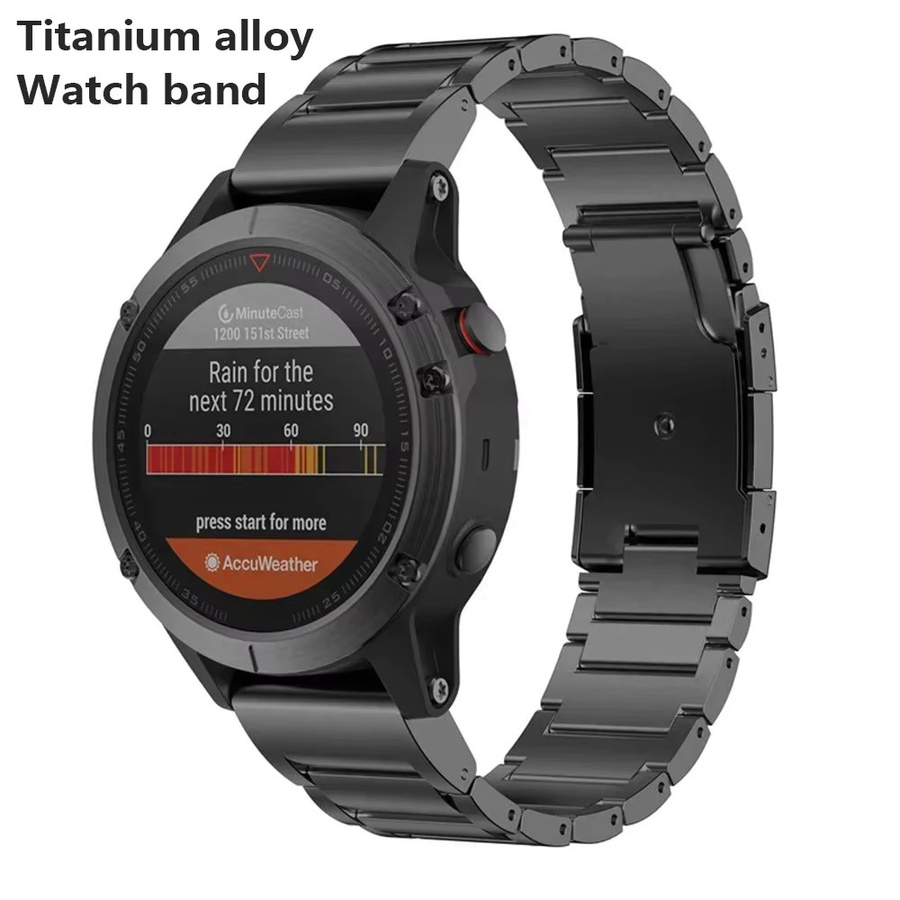 CAOWTAN Uhrenarmband Titan, Silber, Unisex - Bild 3