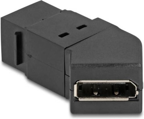 Delock 67154 DisplayPort-Einbaumodul Keystone in Schwarz - Bild 1