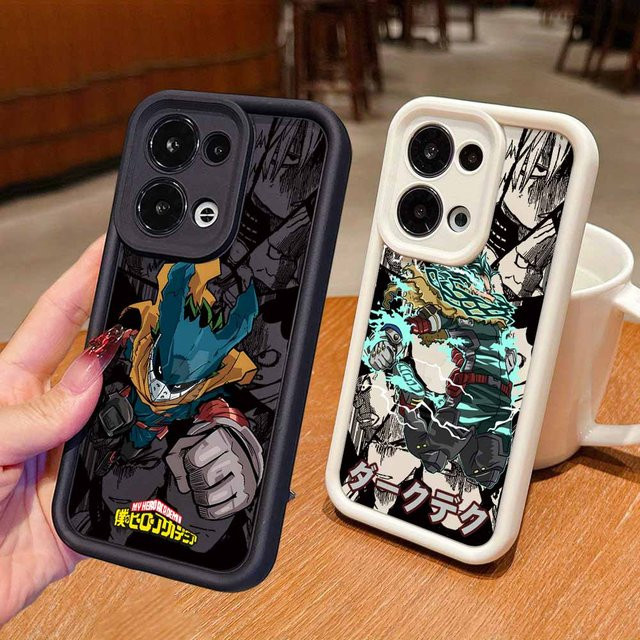 My Hero Academia Handyhülle für Xiaomi und POCO mit Eyes Ladder Lanyard, weiche Schutzhülle, mehrfarbig - Bild 1