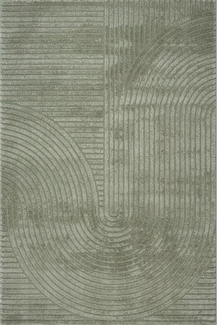 Mömax Webteppich Elio in Grün, modern und maschinell gewebt, Breite: 80 cm, Länge: 150 cm - Bild 1
