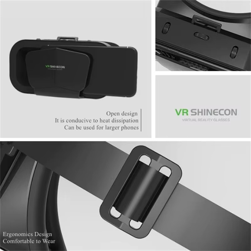 Google Cardboard G10 VR-Brille für 4,7-Zoll-Smartphones in Schwarz mit IMAX 3D-Unterstützung und Game-Controller-Kompatibilität - Bild 4