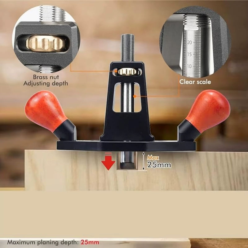 Wnew Holzbearbeitungsfräser und Hobelbesatz für präzise Holzkanten, Zapfenbesatz und Rillenschlitze für Holzbearbeitung und Kunsthandwerk - Bild 4