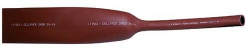CellPack Schrumpfschlauch ohne Kleber Braun 19mm 6mm Schrumpfrate 3:1 30m - Bild 1