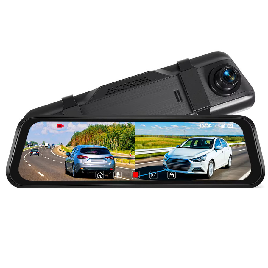 Podofo Dashcam mit Dual-Objektiv und 480P Rückfahrkamera, 1080P Full HD Auto-DVR, Schwarz - Bild 4