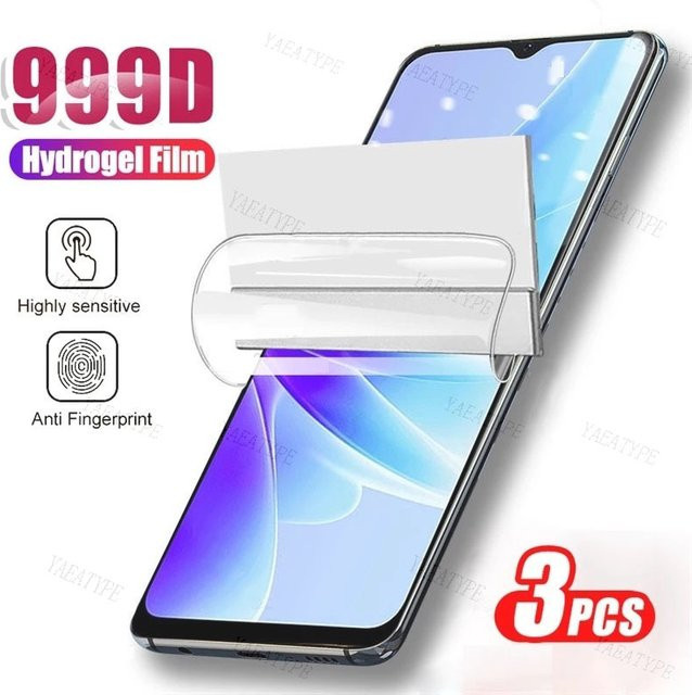 3-teiliges Hydrogel Displayschutzfolie Set für Vivo V29 Lite V27 V25 V23 V21 V20 V25E V27 Pro in Transparent - Bild 1