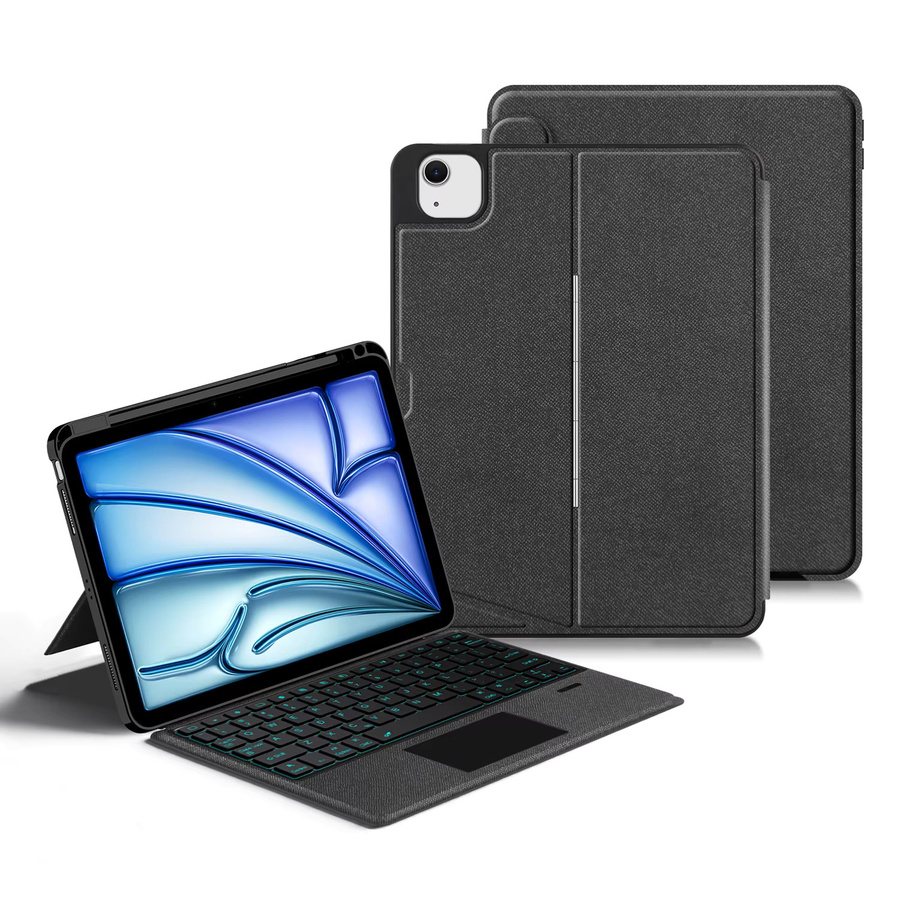 Apple Smart Magic Keyboard für iPad Pro 11 Zoll (1./2./3./4. Generation) und iPad Air 11 Zoll (M4, M3, M2, 4./5. Generation) mit Touchpad und Hintergrundbeleuchtung in Schwarz - Bild 5