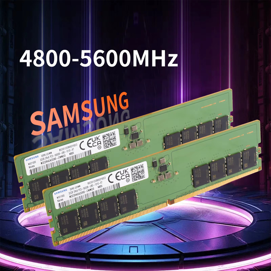 Samsung DDR5 UDIMM RAM Speicher für Desktop-PCs und Gaming-Computer, 16GB, Green - Bild 3