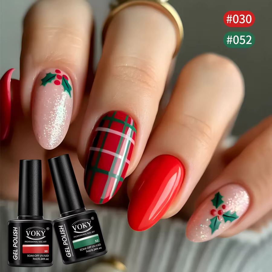 Voky Nagellack-Gel-Set, 5-teilig, glänzend, Unisex - Bild 2