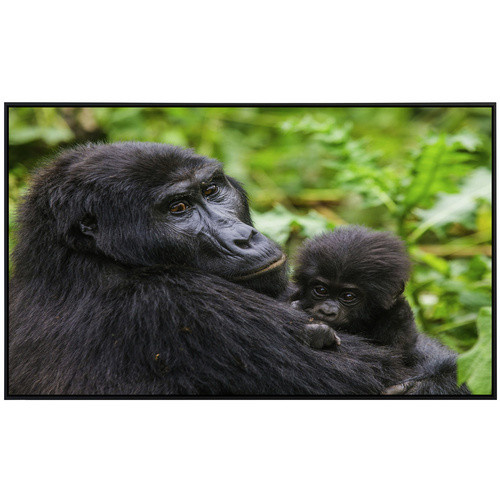 papermoon EcoHeat Infrarotheizung Gorilla mit Baby in Bunt mit Matt-Effekt, App-Steuerung und Überhitzungsschutz - Bild 2