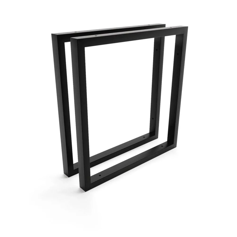 HEVVA Waschtischhalterung REUSS 2er Set Schwarz matt Tiefe: 40 cm - Bild 2