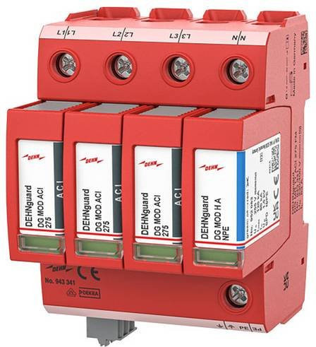 DEHN 943341 Überspannungsableiter in Rot - Bild 1