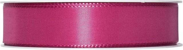 Halbach Taftband aus Polyester in Pink, Breite: 2,5 cm, Länge: 5 m - Bild 1
