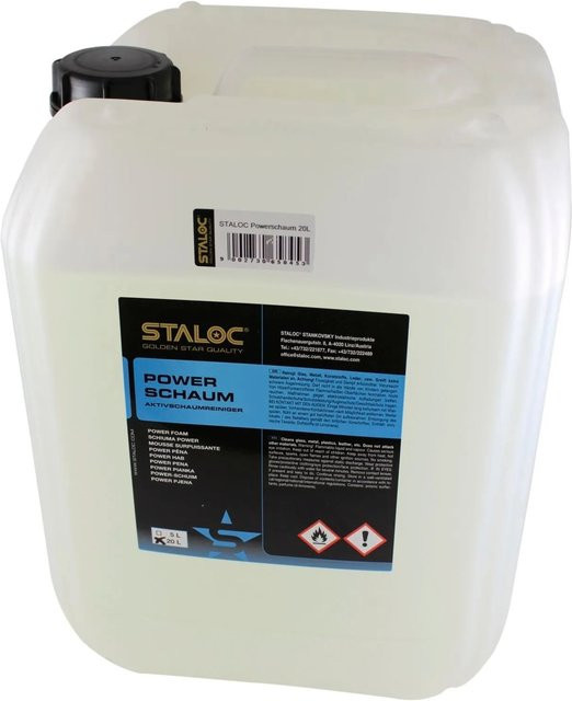 Staloc Power-Schaumreiniger Spray Kraftvoller Reiniger auf Schaumbasis, 20 l - Bild 1