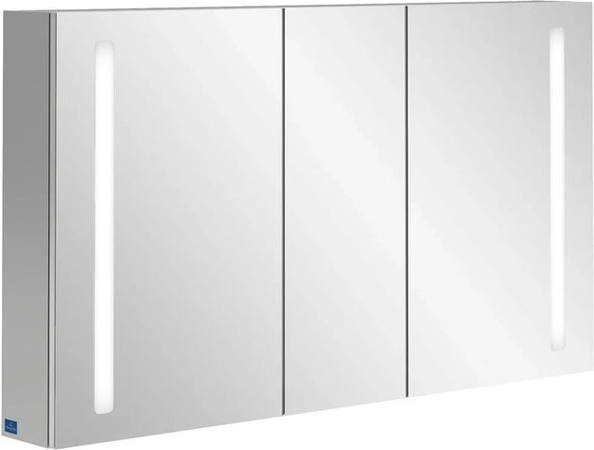 Villeroy & Boch Spiegelschrank My View 14 mit LED-Beleuchtung und Sensor-Schalter, B/H/T: 130 x 75 x 17,3 cm