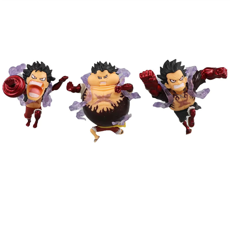 Bandai One Piece Gear 4 Luffy Actionfigur, 5-teiliges Set - Bild 2