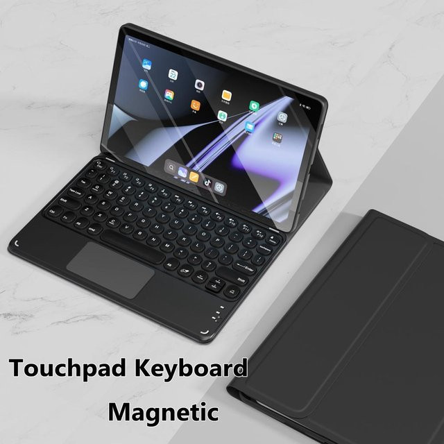 Huawei Honor Pad X8b Hülle mit kabelloser Bluetooth-Tastatur in Schwarz - Bild 1