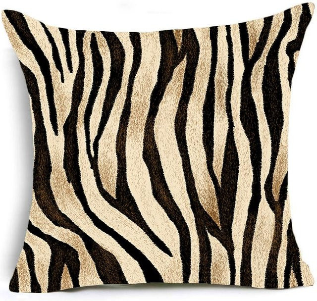 Dekorativer PM Kissenbezug mit Tiermotiven in Beige, B/B/H: 30 x 30 x 1 cm - Bild 1