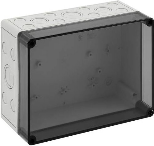 Spelsberg Installations-Gehäuse TK PS 2518-11-tm aus Polycarbonat und Polystyrol in Lichtgrau RAL 7035, B/T/H: 25,4 x 18,0 x 11,1 cm - Bild 1