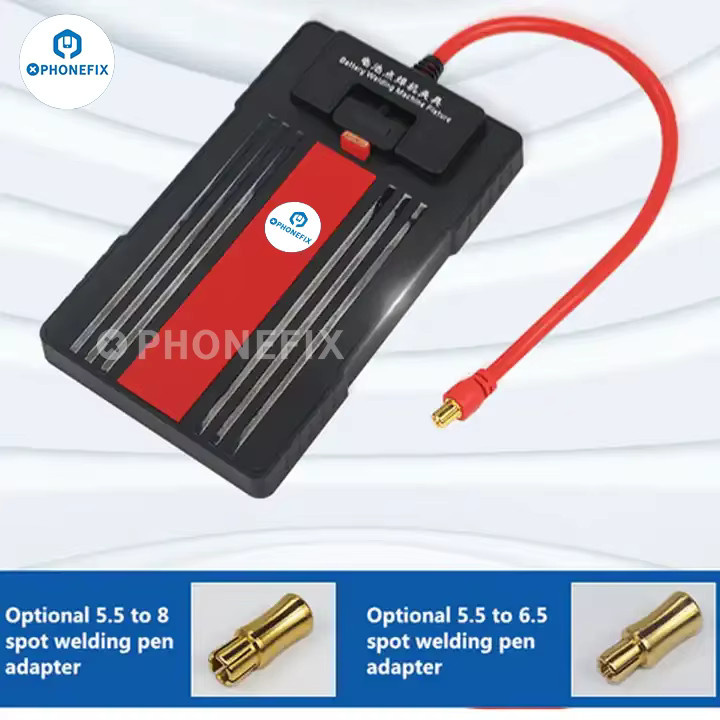 PHONEFIX W23 Professional Edition Akku-Punktschweißgerät in Schwarz mit universeller Halterung für iPhone X-14 Batterie-Reparaturen - Bild 3