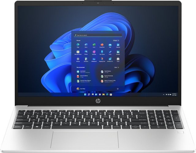 HP 255 G10 Notebook in Turbo Silver mit 15,6 Zoll Full HD Display, AMD Ryzen 5, 8 GB RAM und 512 GB SSD, Windows 11 - Bild 1