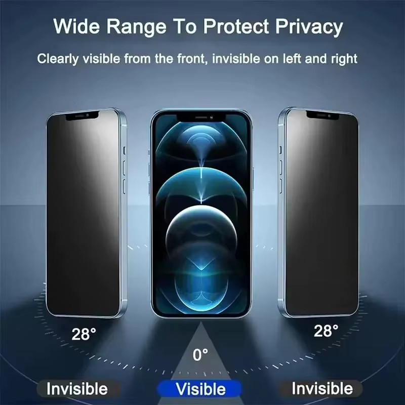 Xiaomi Anti-Spionage Panzerglas Displayschutzfolie für Xiaomi 15T 14T 13T 12T 11T 11 12 14 13 11X mit staubfreier Installation - Bild 2
